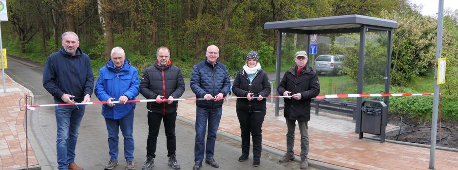 Einweihung Bushaltestelle Heideweg Nord und Süd - Hechthausen
