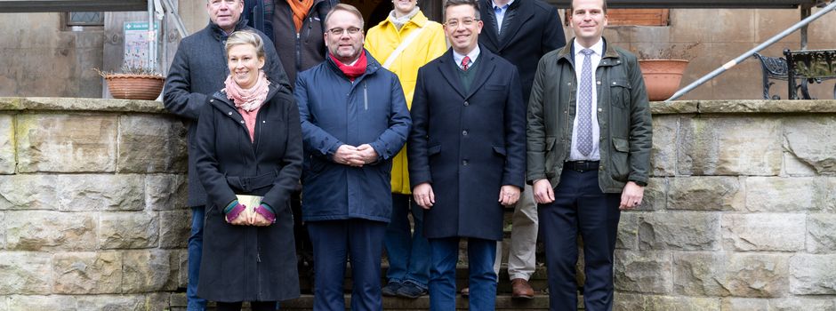 Rittergut Aue: Besuch des Staatsministers 