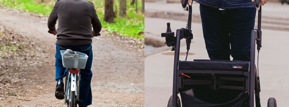 Sicher unterwegs – Tipps für Fußgänger, Radfahrer und E‑Bike‑Nutzer 65+