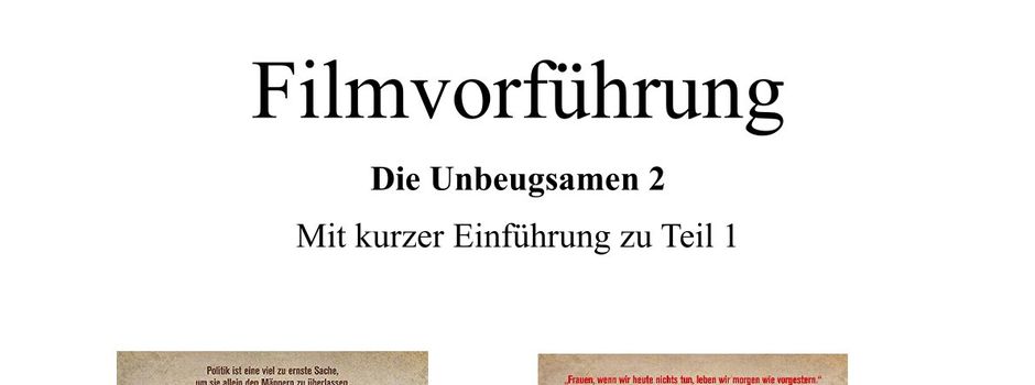Filmeabend im Olen Amt