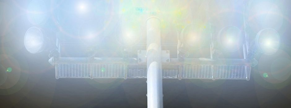 Neue Flutlichtanlage installiert