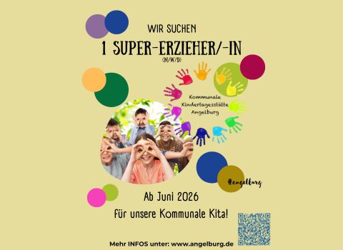 Teilzeit-Superheld/-in für KiTa Angelburg gesucht