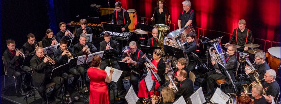 Großartiger Blechbläsersound im Rosengarten: