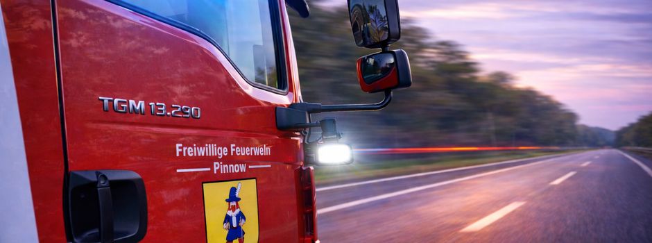 Einsatz für die Feuerwehr Pinnow