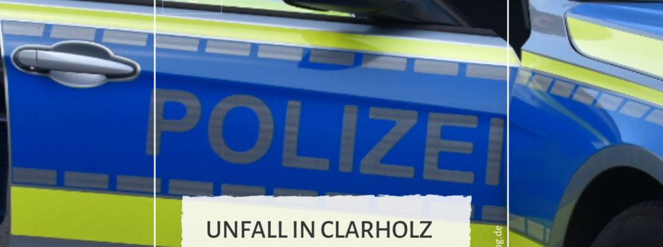 Unfall in Clarholz an der B64