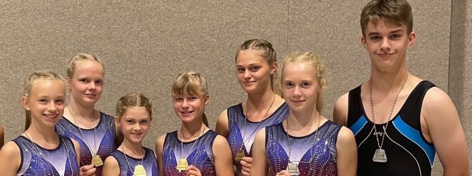 Clarholzer Trampolinteam vielversprechend in die zweite Jahreshälfte gestartet