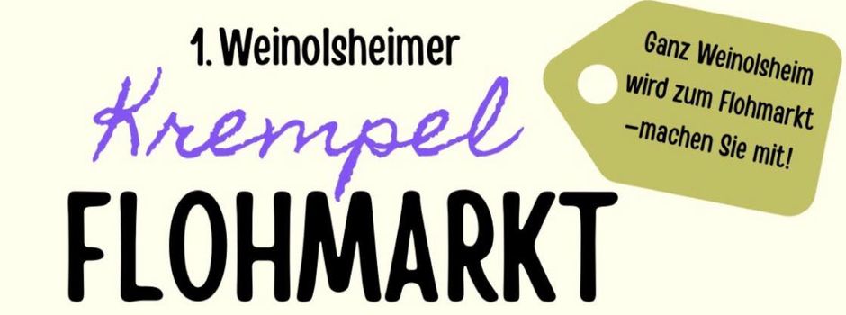 Weinolsheim räumt auf: Premiere für den 1. Krempel-Flohmarkt