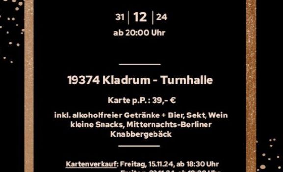 Kartenverkauf Silvester
