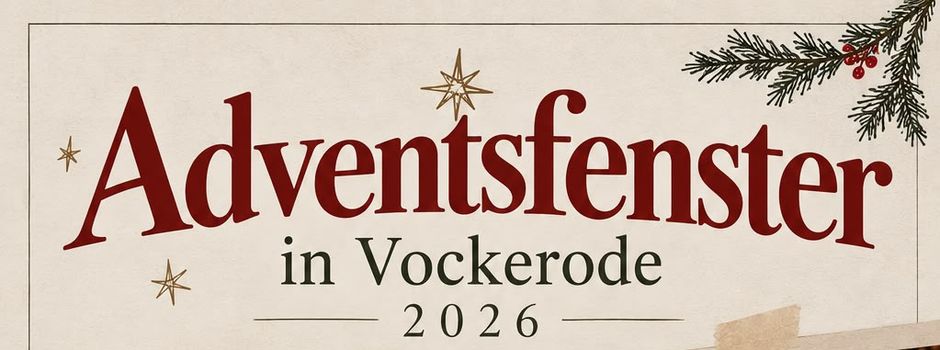 Adventsfenster in Vockerode