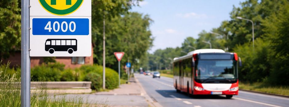 Haltestelle der Buslinie 4000 in Welle wird verlegt