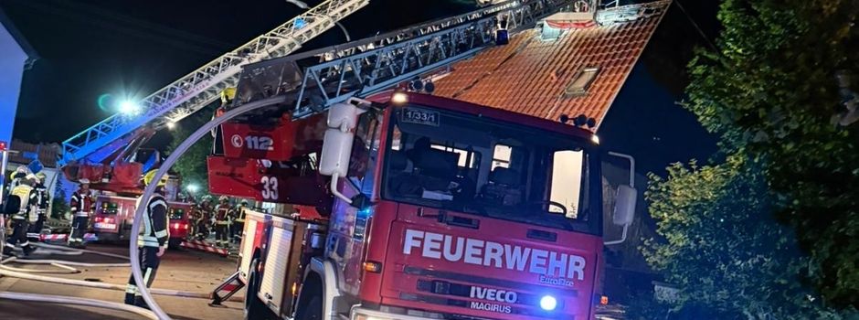 Dachstuhlbrand in Orbis