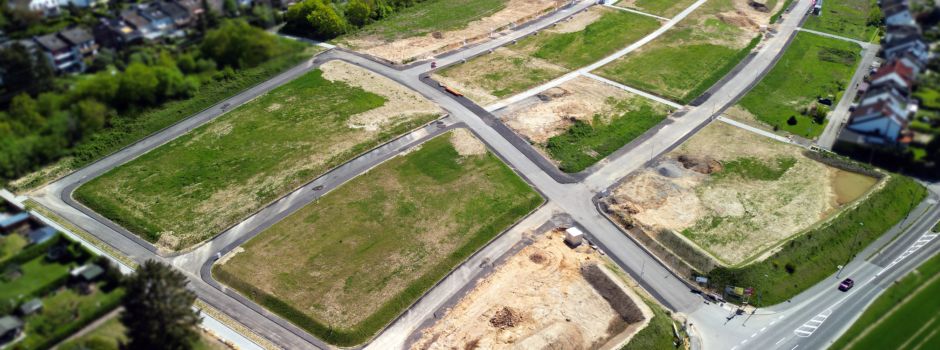 Veranlagung der Wasser- und Abwasserbeiträge im Neubaugebiet Farnwiese