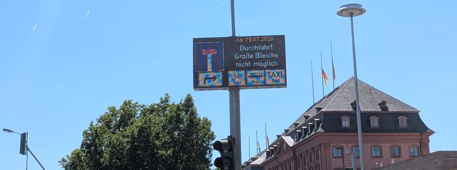 Sperrung der Großen Bleiche: Erster Morgen ohne Probleme