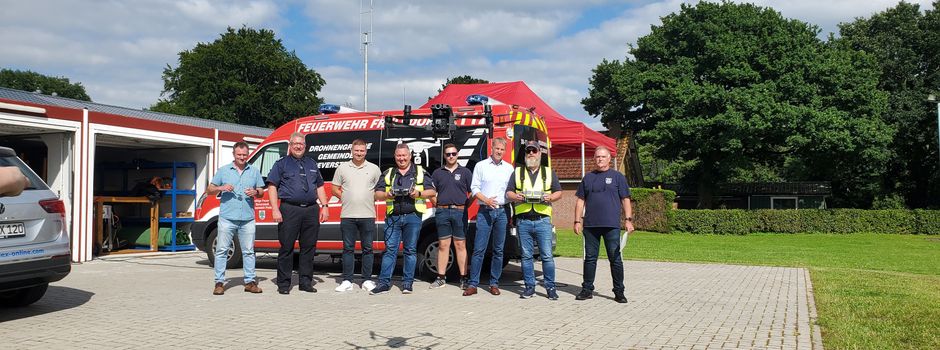 Feuerwehr Frelsdorf stellt Drohne vor