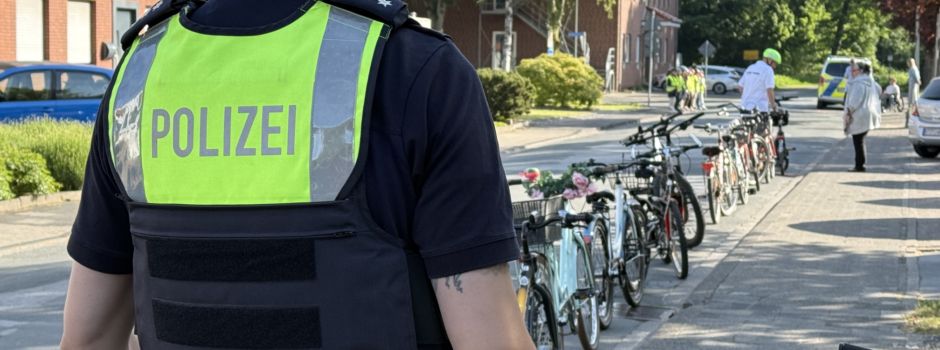 Radfahrprüfung an der Wilbrandschule in Clarholz