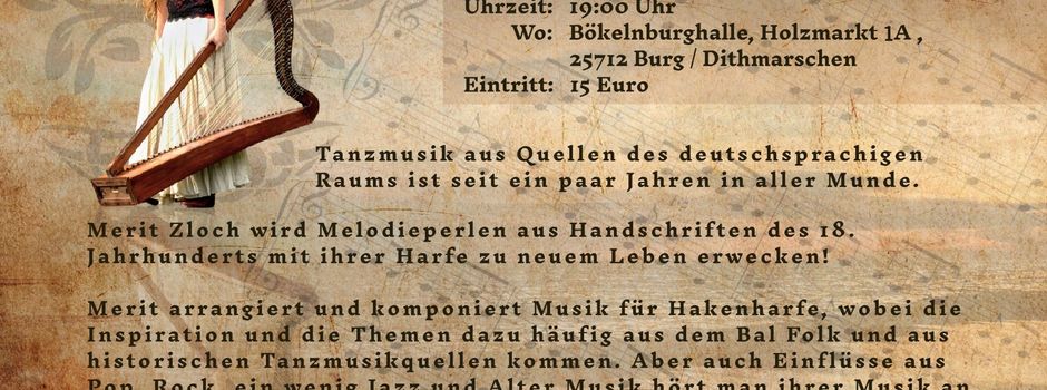 Harfenkonzert mit Merit Zloch