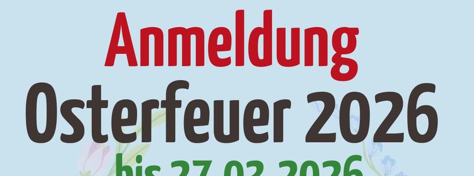 Anmeldung Osterfeuer 
in der Samtgemeinde Hemmoor