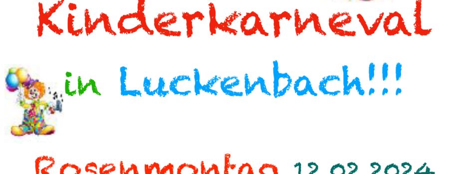 Kinderkarneval in Luckenbach