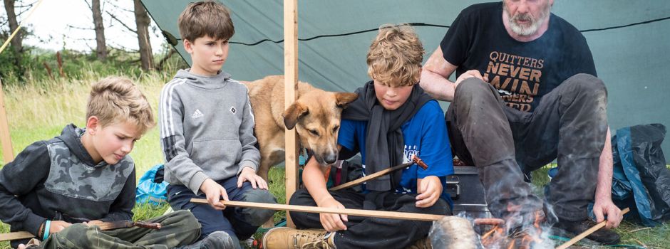 Wildniskurs in den Sommerferien für Sylter Kids