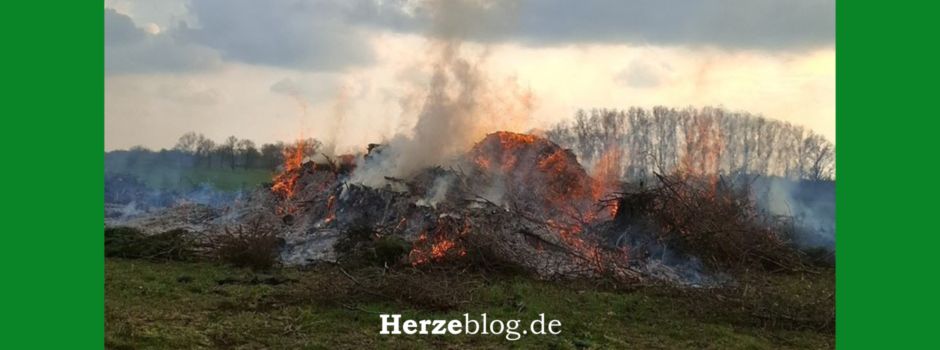 Unbekannte entzünden Osterfeuer in Pixel vorzeitig – Jungschützen planen Neuaufbau