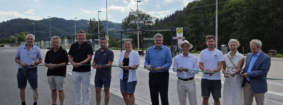 Verkehrsfreigabe des neuen Mobilitätsknotenpunkts in Elzach