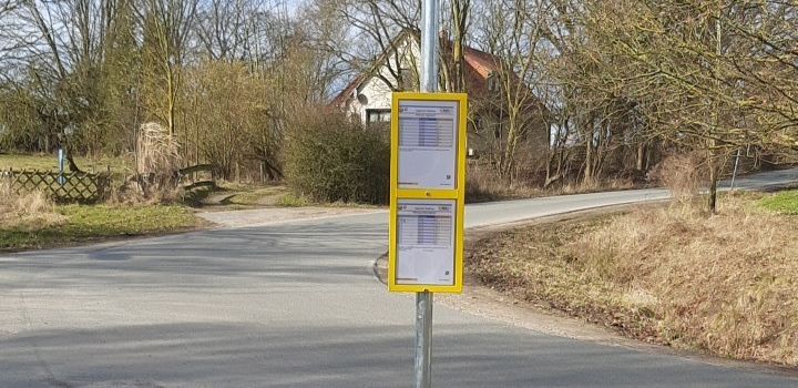 Neue Rufbushaltestelle in Klein Moskau erleichtert Mobilität