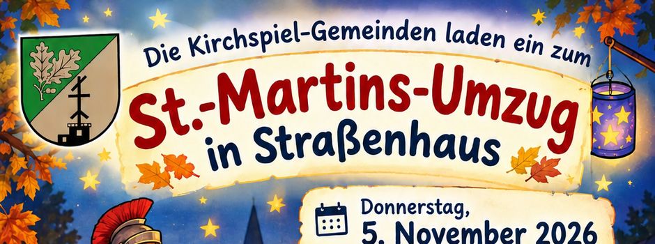 St.-Martins-Umzug in Straßenhaus 