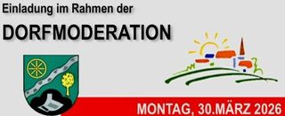Einladung zur Dorfmoderation mit den Vereinen am 30.03.2026