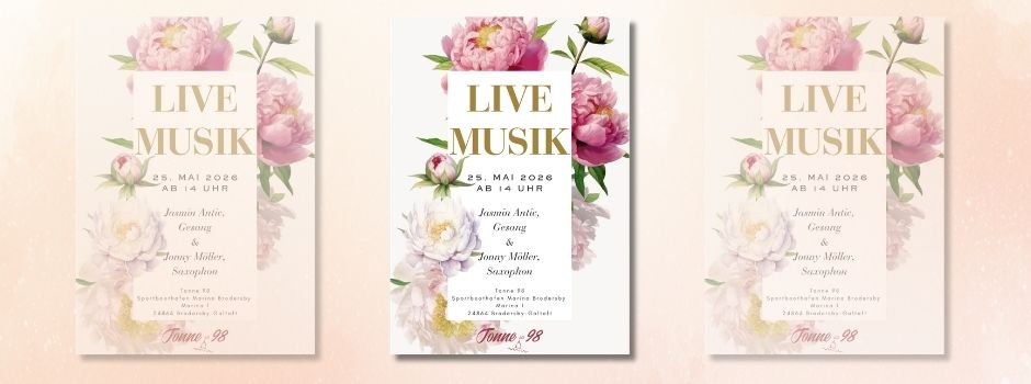 Livemusik in der Tonne 98 an Pfingstmontag
