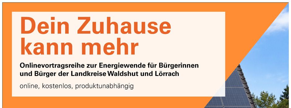 Onlinevortragsreihe zur Energiewende für Bürgerinnen und Bürger - online, kostenlos, produktunabhängig
