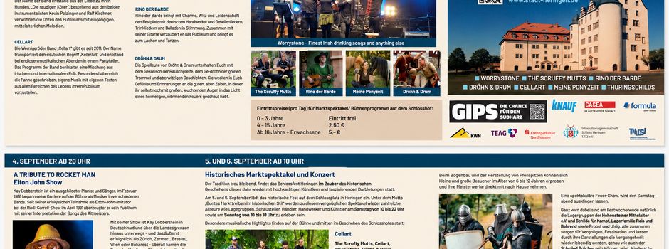 Schlossfest 04.09.-06.09.2026 in Heringen