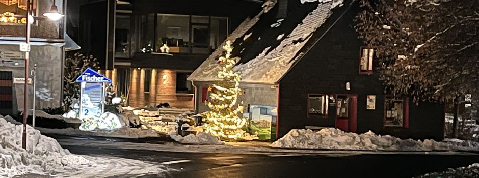 Weihnachtsbaum am Jugendtreff