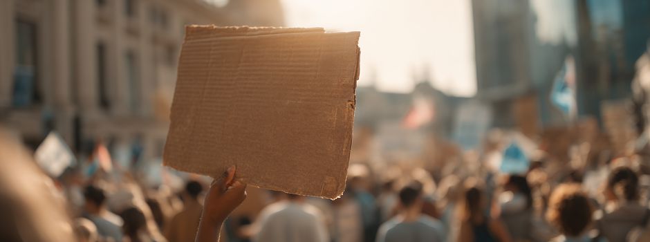 Protest in Mainz: Studierende demonstrieren für Psychotherapie