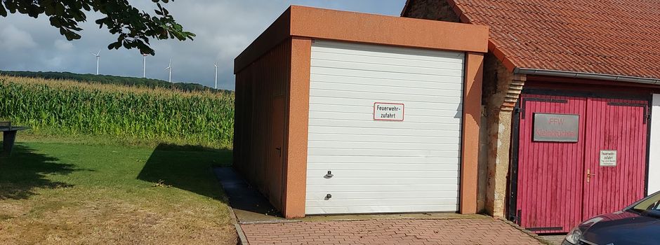Neue Feuerwehrgarage in Kleinbrüchter