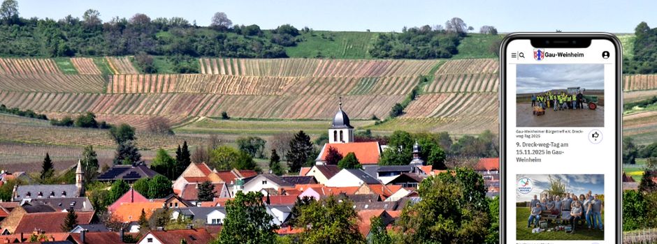 Start frei für die Gau-Weinheim-App!