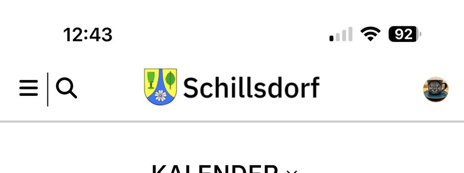 Schillsdorf-App: Termine jetzt auf's Handy exportieren