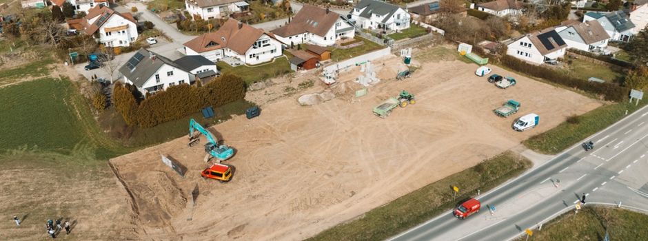 Spatenstich für das neue Feuerwehrhaus in Blitzenreute