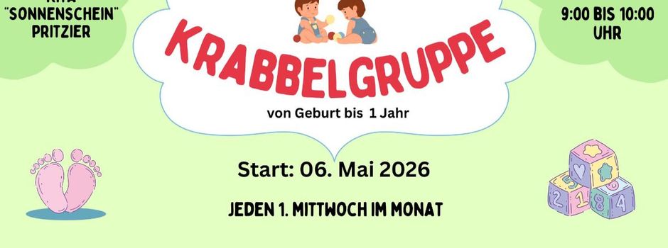Neue Krabbelgruppe in Pritzier