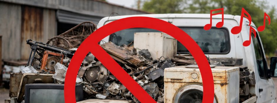 Schrottsammler … wenn die Musik dudelt!