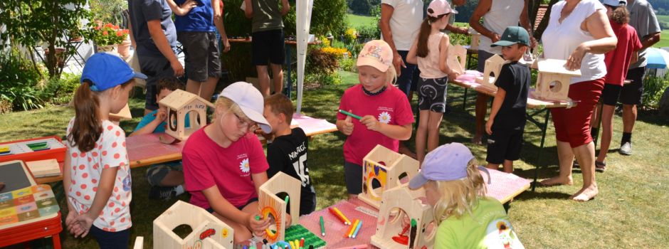 Kinder und Jugendliche von „Natur Pur“ auch in den Sommerferien aktiv