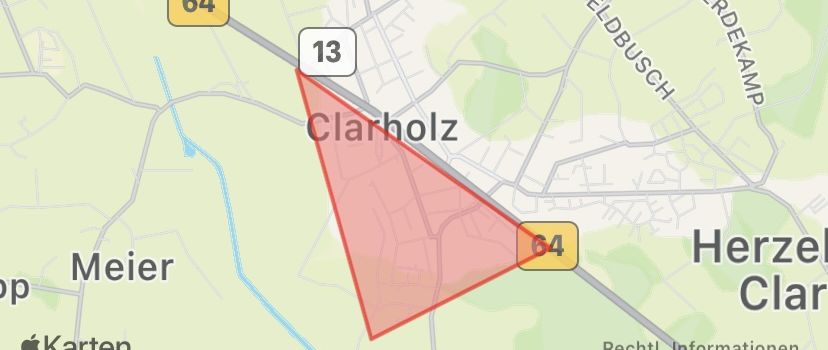 Ausfall der Gasversorgung in Clarholz