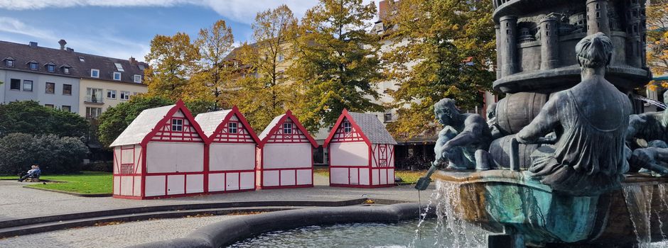 Deshalb wird der Koblenzer Weihnachtsmarkt bereits im Oktober aufgebaut