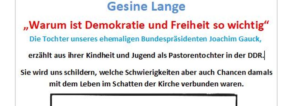 "Warum ist Demokratie und Freiheit so wichtig"