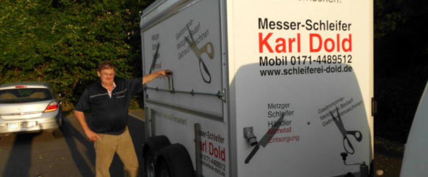 Messerschleifer Karl Dold kommt morgen auf den Wochemärkt
