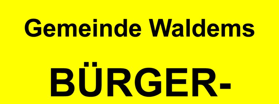 Bürgerentscheid Waldems: Geht Wählen!