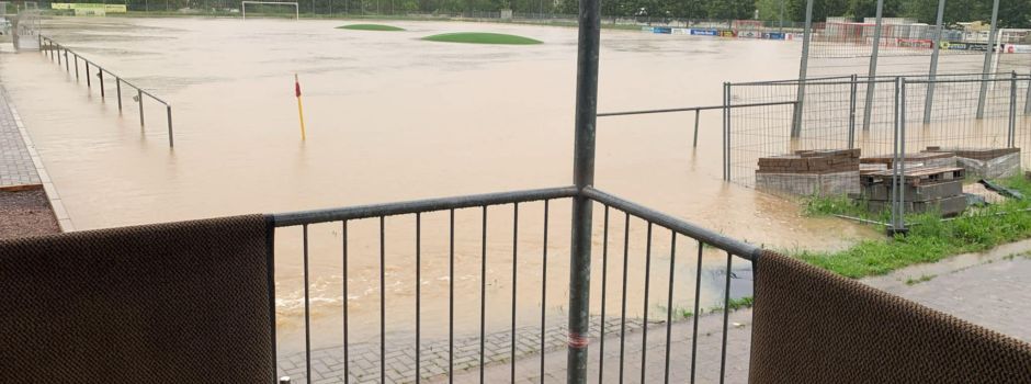 Hochwasser 2024 – Gelder beantragt – Schäden an Sportstätten in Hemmersdorf