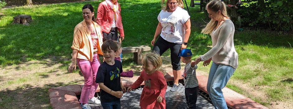 Kita Gersbach: Bodentrampolin sorgt für mehr Spaß und Bewegung