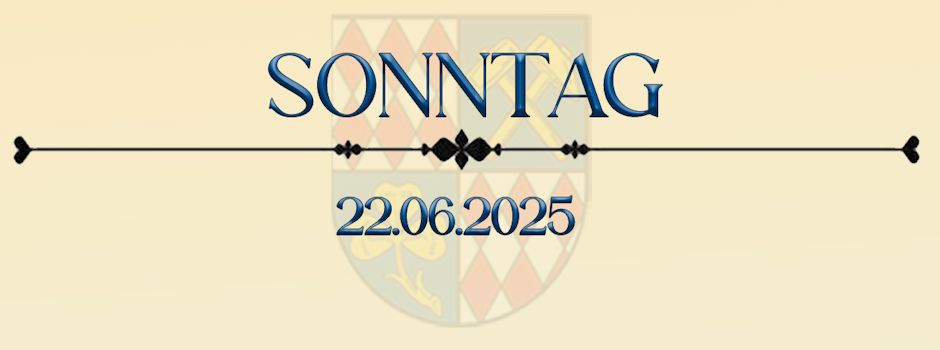 unser Festprogramm am Sonntag