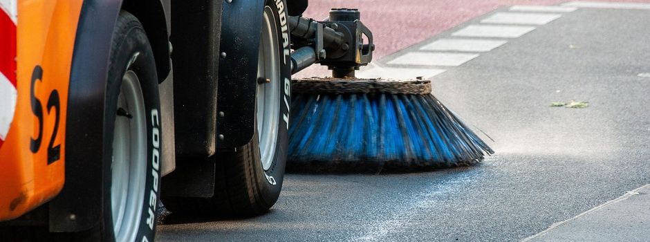 Einsatz der Kehrmaschine am 24.03.2026