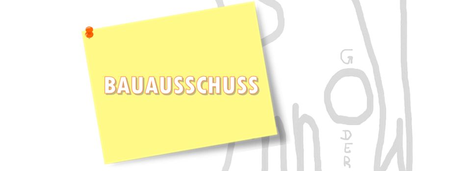 Der Bauausschuss Pinnow fällt aus